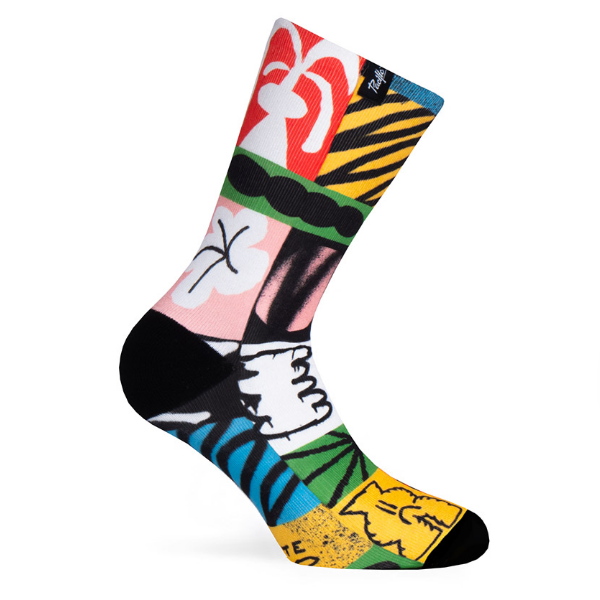 PACIFIC AND CO Cycling Socks - TrashArt 