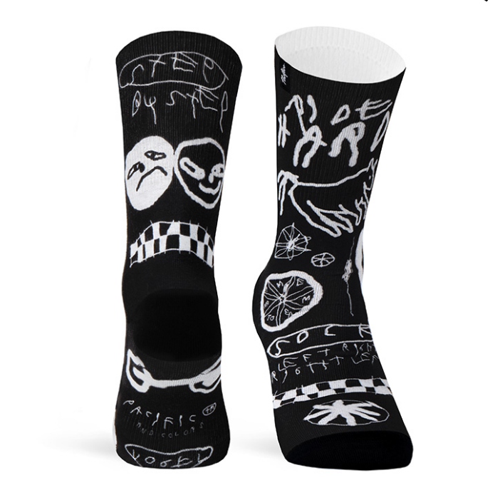Pacific and Co Cycling Socks Vogel Noir
