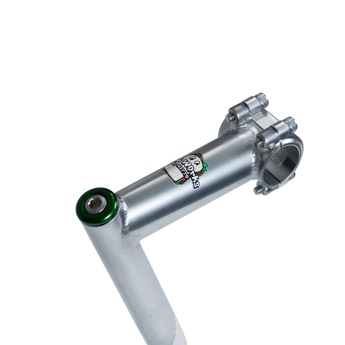 SIMWORKS Gettin’ Hungry Stem 4-Bolt Faceplate - Lettuce (Green / 25.4mm / 100°)