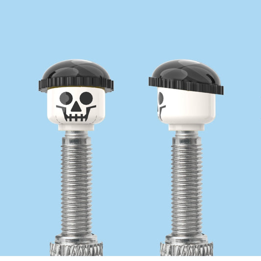 Skull with Black Beanie - Presta