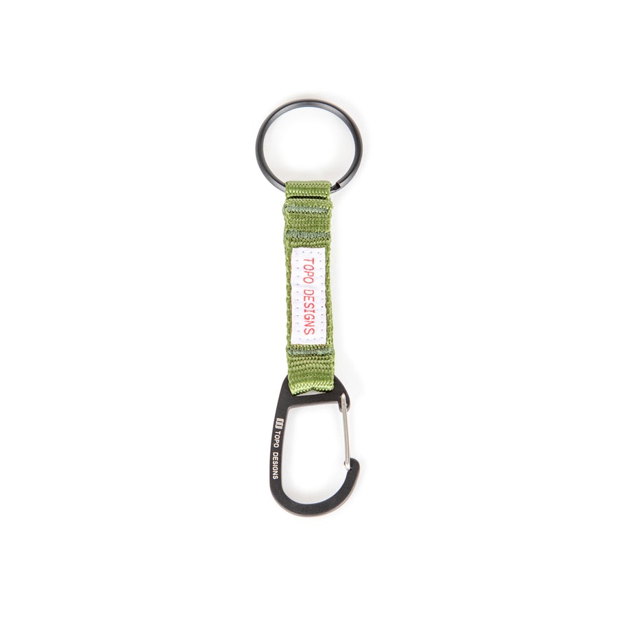 TOPO DESIGNS Carabiner Keychain with Key Ring