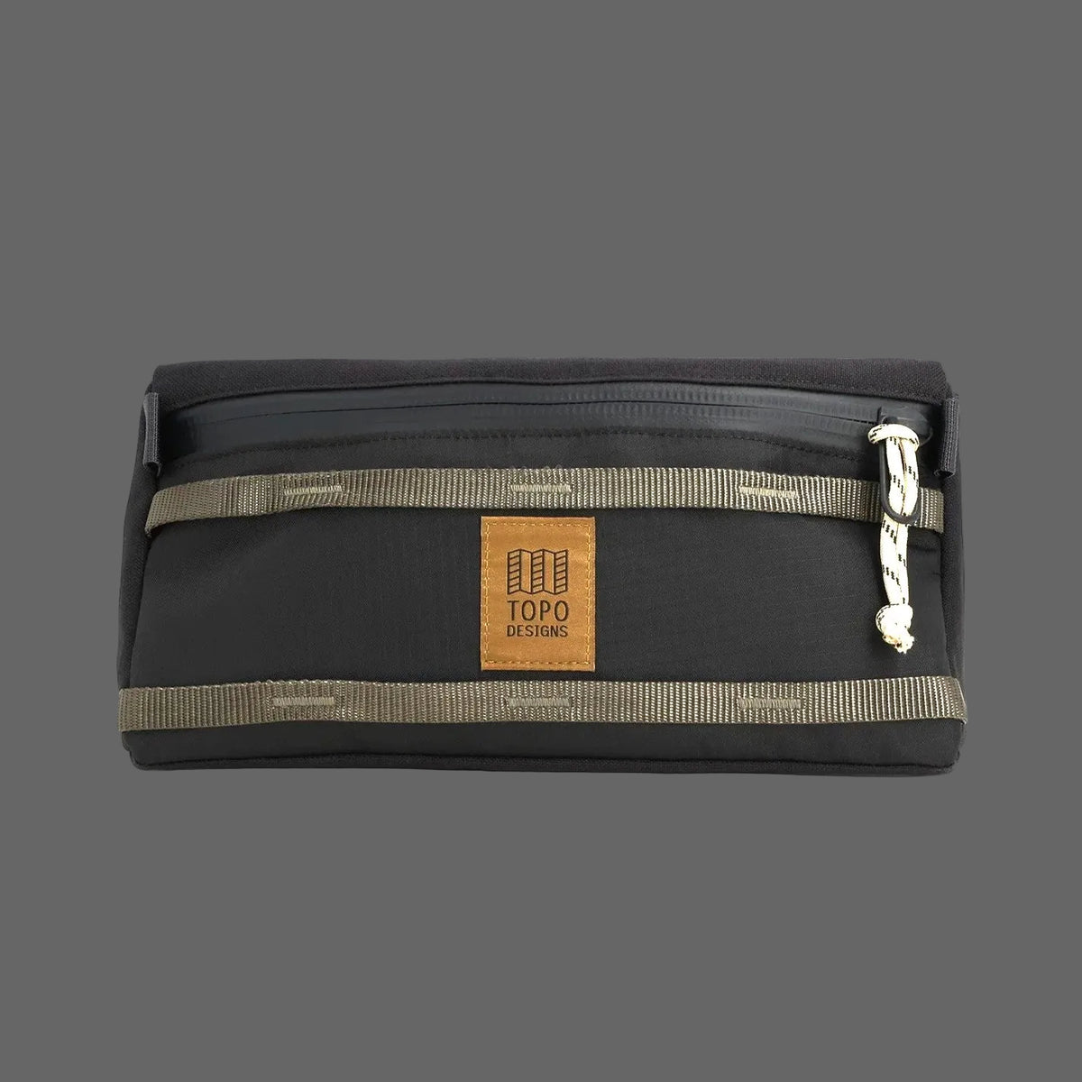 TOPO DESIGNS Handlebar Mountain Bike Bag - Black / Neutral