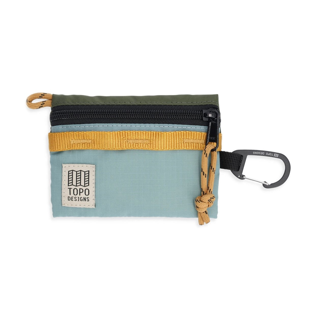 TOPO DESIGNS Accessory Bag Mountain- Olive / Mineral Blue
