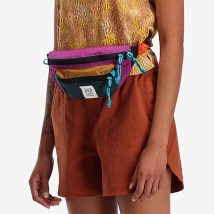 TOPO DESIGNS Mountain Hip Bag - Botanic Green / Grape