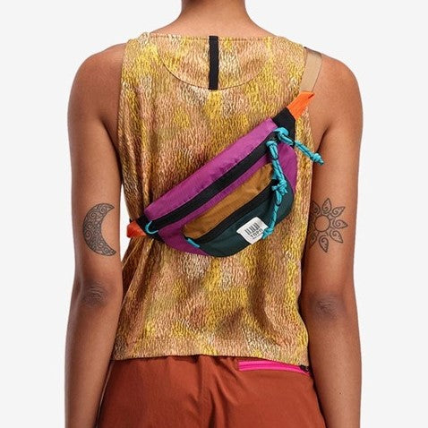 TOPO DESIGNS Mountain Hip Bag - Botanic Green / Grape