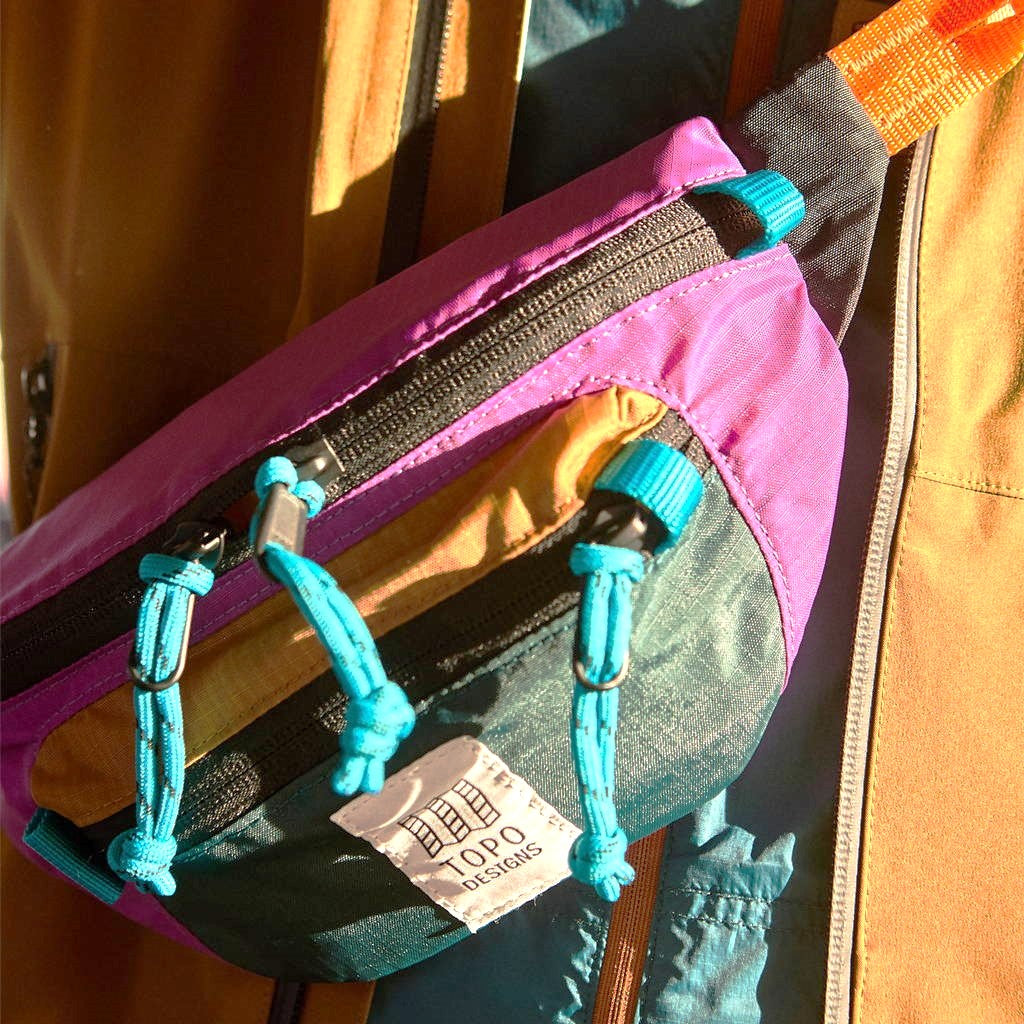 TOPO DESIGNS Mountain Hip Bag - Botanic Green / Grape