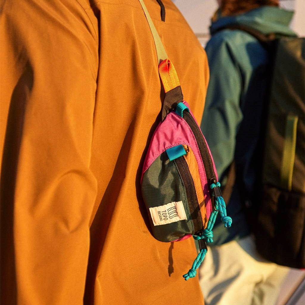 TOPO DESIGNS Mountain Hip Bag - Botanic Green / Grape