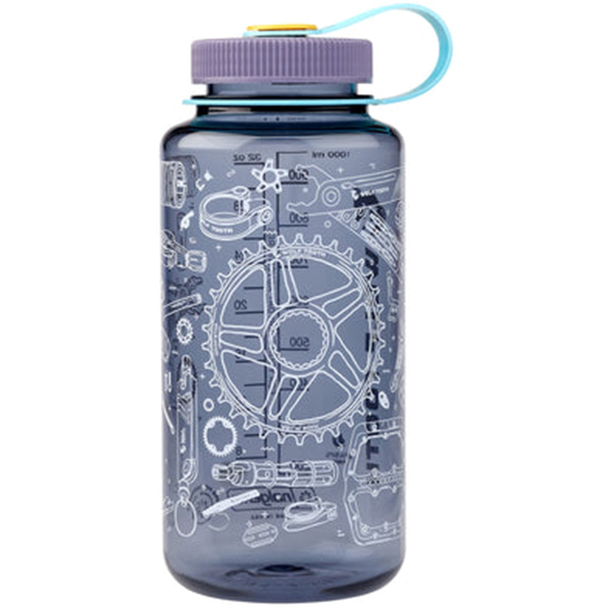 WOLF TOOTH Nalgene Bottle 950mL - Smoke / White