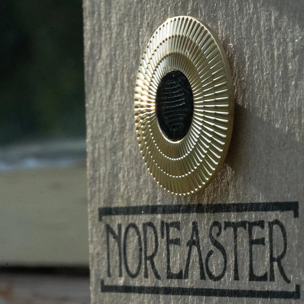 YELLOW BIRD THREAD WORKS Nor’easter / Au Natural Brass Stem Cap