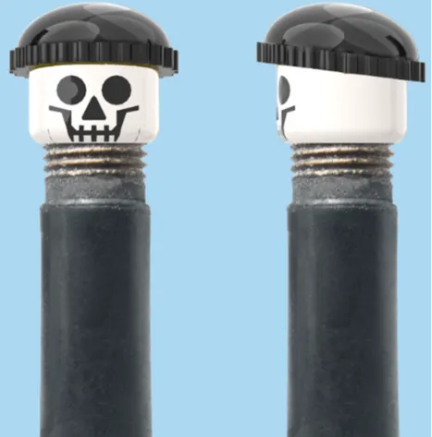Skulls with Black Beanie - Schrader