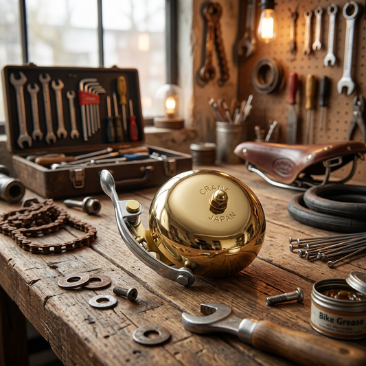 CRANE Suzu Strike Lever Bike Bell - Gold