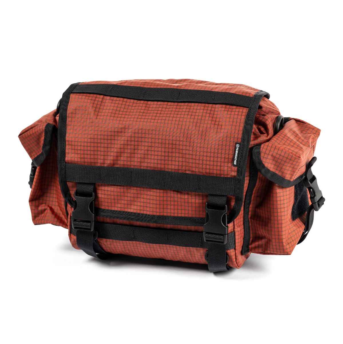 FAIRWEATHER Handlebar Bike Bag ADV - Ultra Grid Chilli