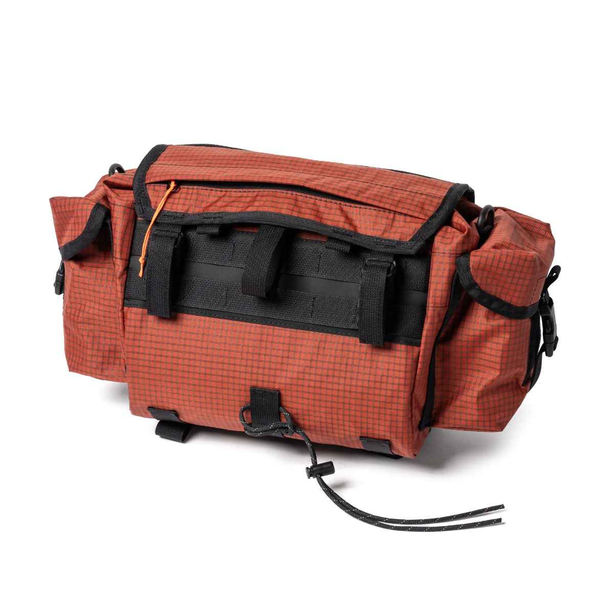 FAIRWEATHER Handlebar Bike Bag ADV - Ultra Grid Chilli