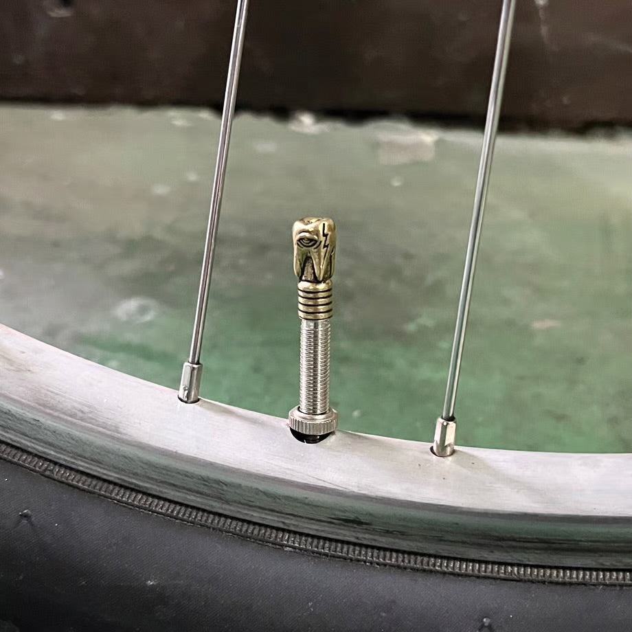 HATCHET Brass Valve Cap - Back Teeth