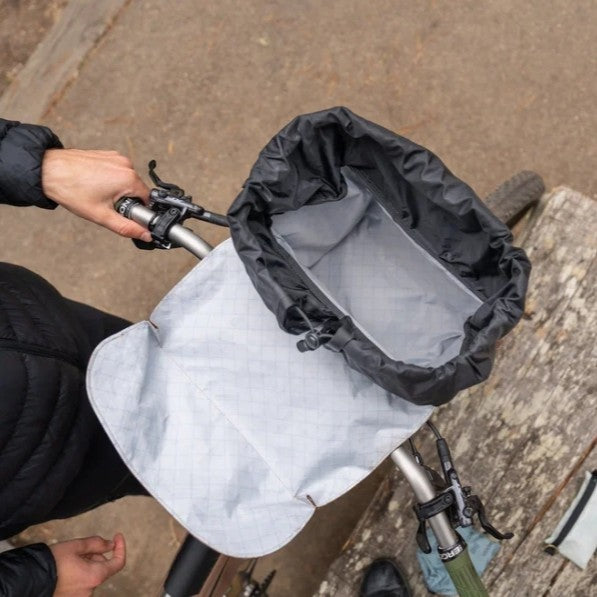 OUTER SHELL Drawcord Handlebar Bar Bike Bag - Brown