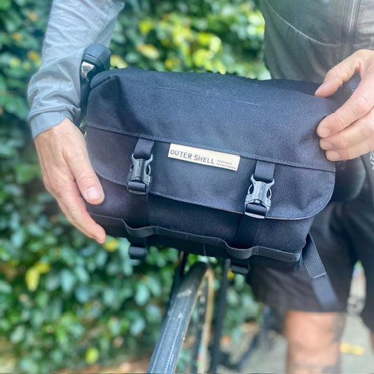 OUTER SHELL Mega Handlebar Bag - Black