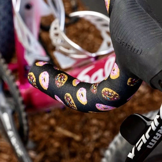 PORTLAND DESIGN WORKS Handlebar Wrap with Silicone Grips - Donuts