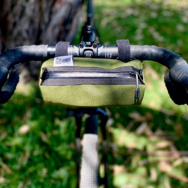 ROAD RUNNER Burrito Handlebar Bag - Olive Cordura