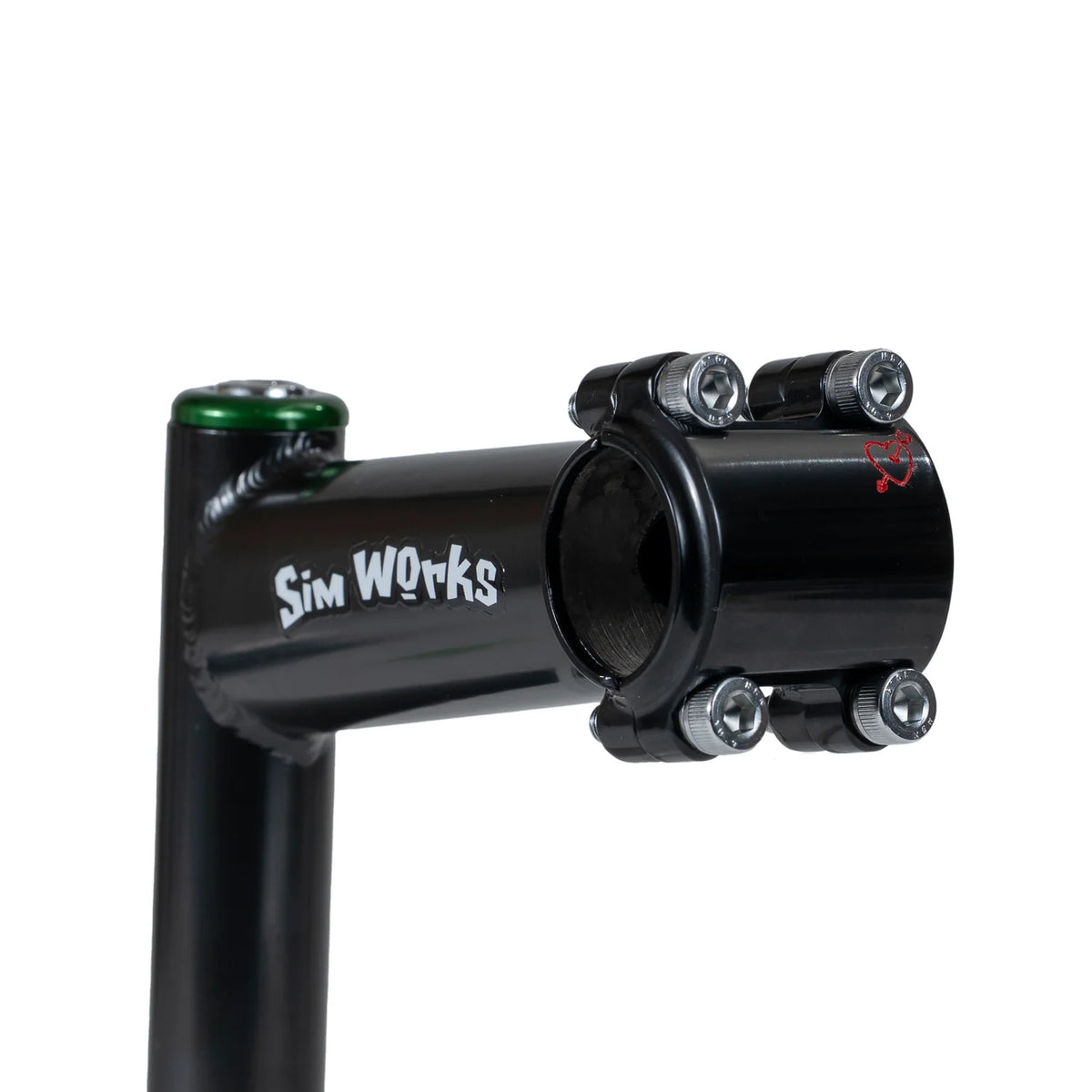 SIMWORKS Gettin’ Hungry Stem 4-Bolt Faceplate Lettuce Green Black