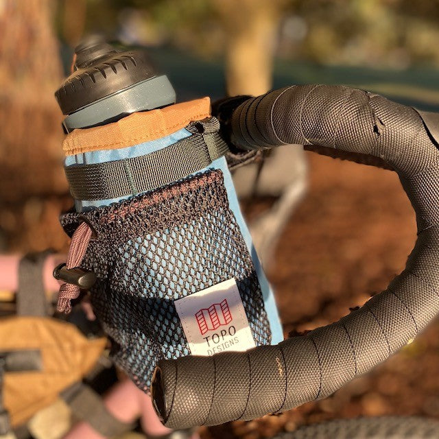 TOPO DESIGNS Mountain Hydro Sling - River Blue Brown Oak