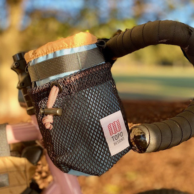 TOPO DESIGNS Mountain Hydro Sling - River Blue Brown Oak