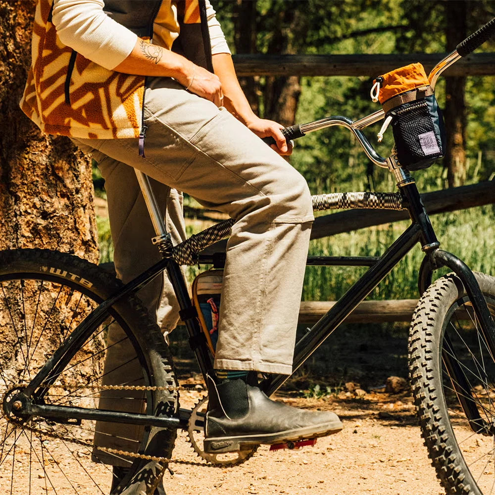 TOPO DESIGNS Mountain Hydro Sling - River Blue Brown Oak