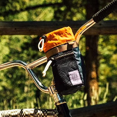 TOPO DESIGNS Mountain Hydro Sling - River Blue Brown Oak