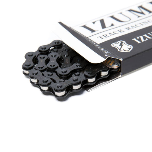 IZUMI X MASH Jet Black 1/2 X 1/8 Chain - Silver