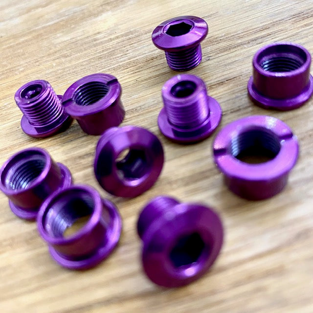 BIKELANE - Chainring Bolts - Purple