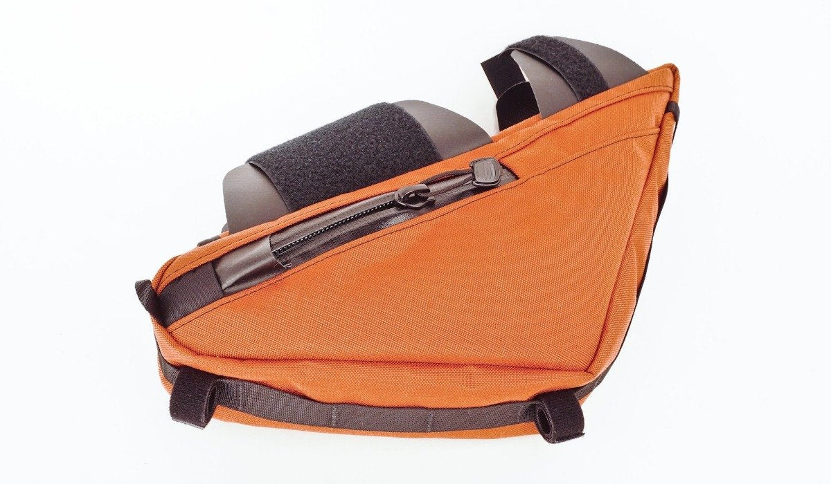 ROAD RUNNER Wedge Half Frame Bike Bag - Rust Cordura