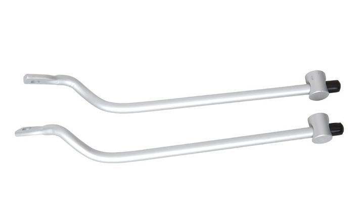 REAR RACK - Double Connector - Silver