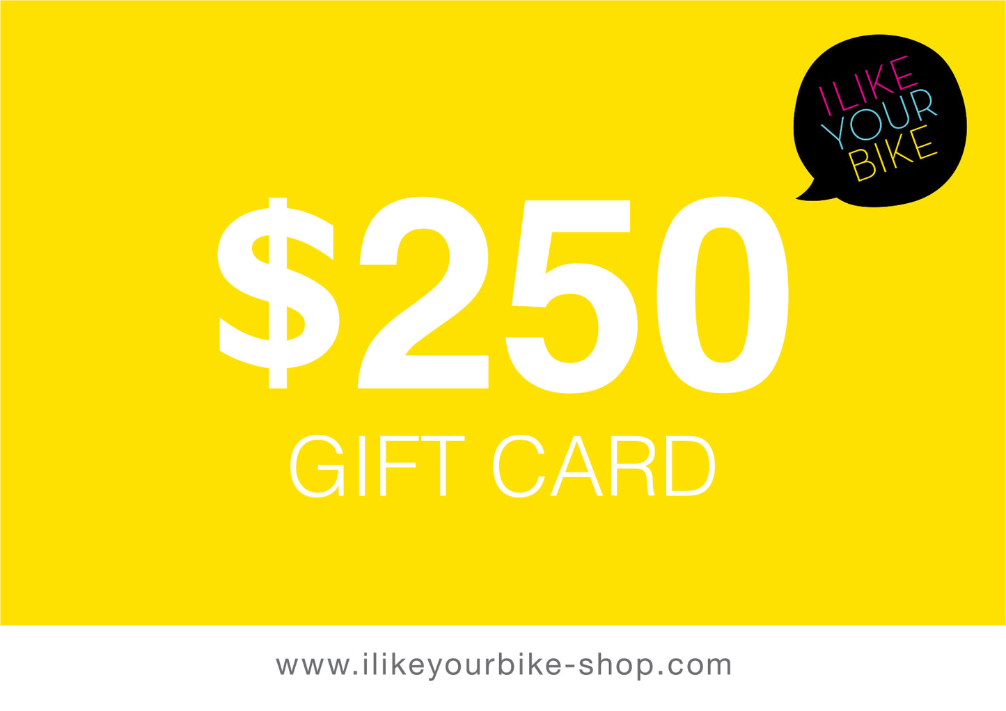I Like Your Bike - Gift Cards