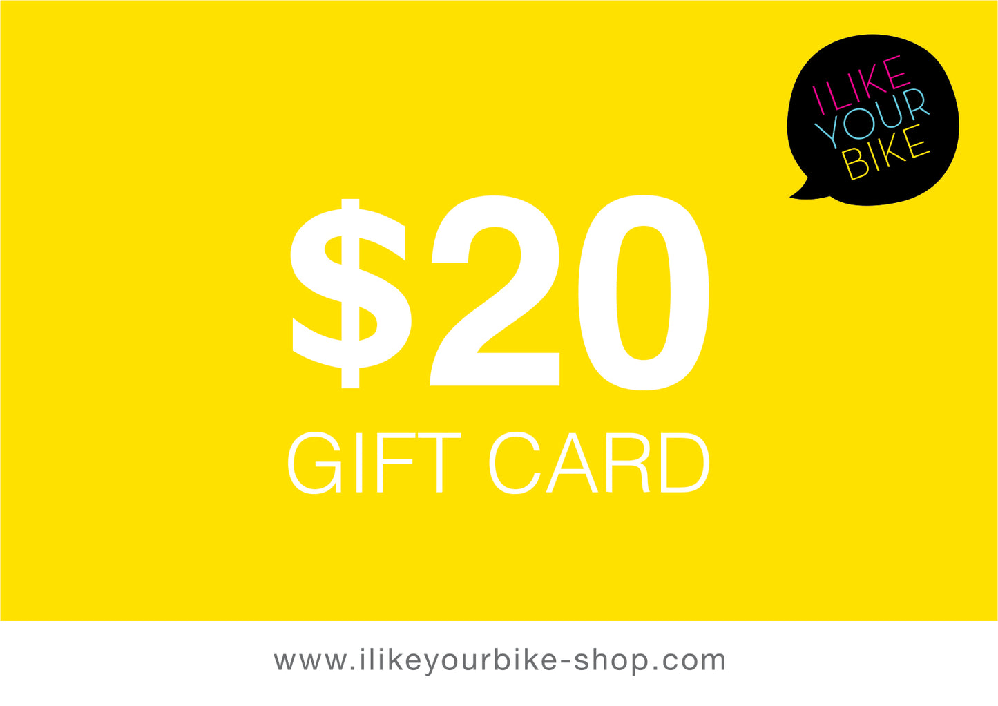 I Like Your Bike - Gift Cards