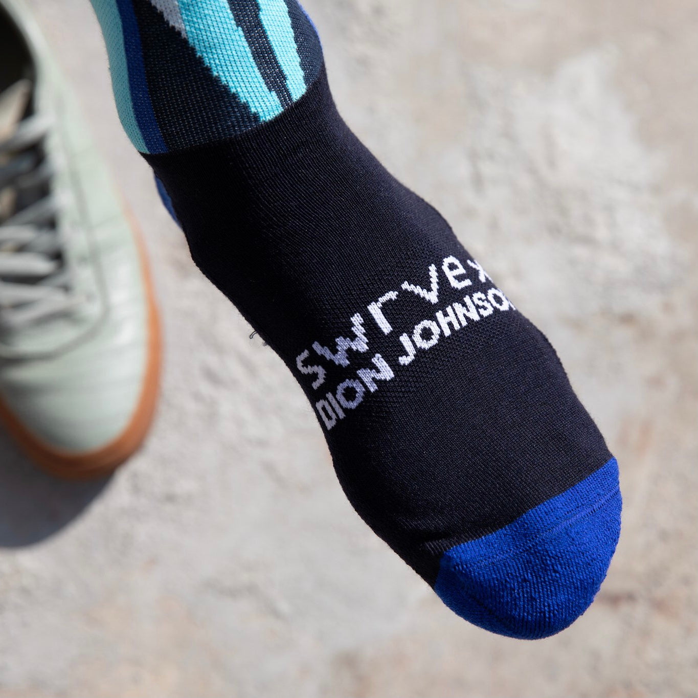 SWRVE x DION JOHNSON merino socks - Twist