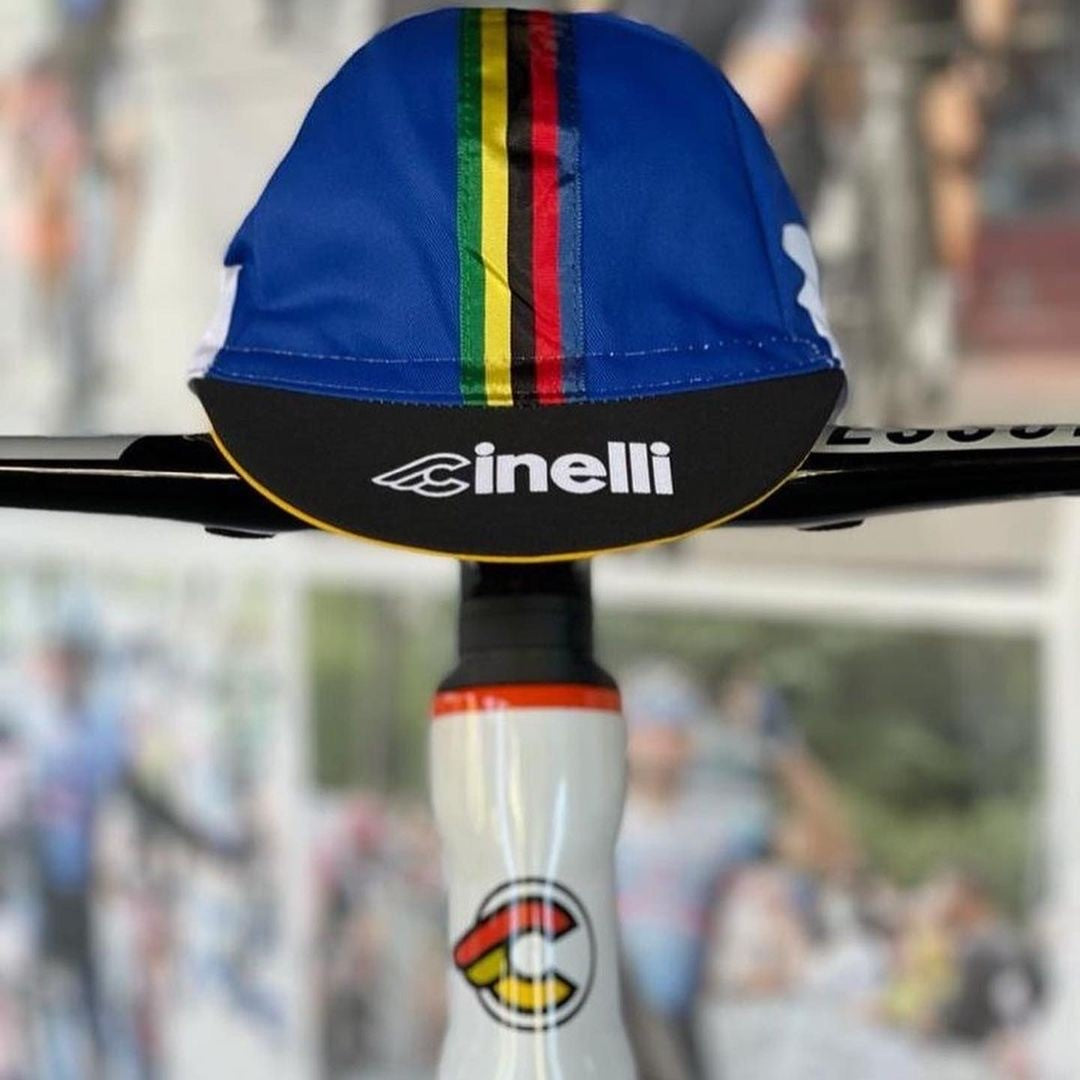 Cappellino Cinelli Bassano 85 - Unisex, Cotone, Regolabile, Made In Italy - Foto 5