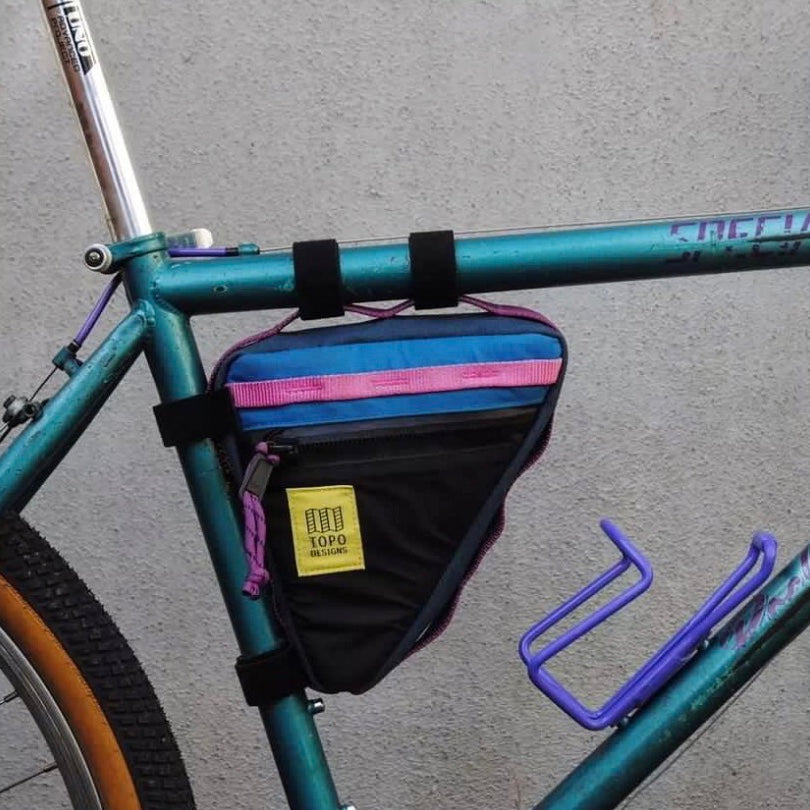 TOPO DESIGNS Frame Bike Bag - Black/Blue