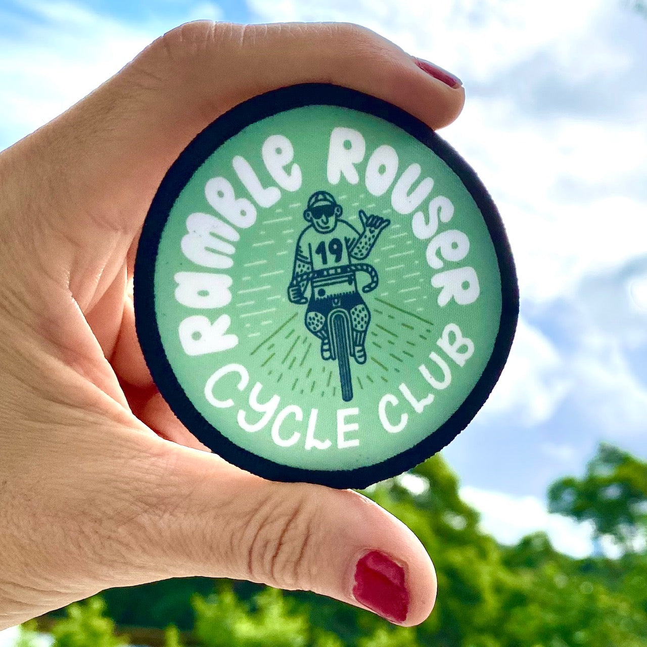ELLUM BAG WORKS Ramble Rouser Cycle Club Patch