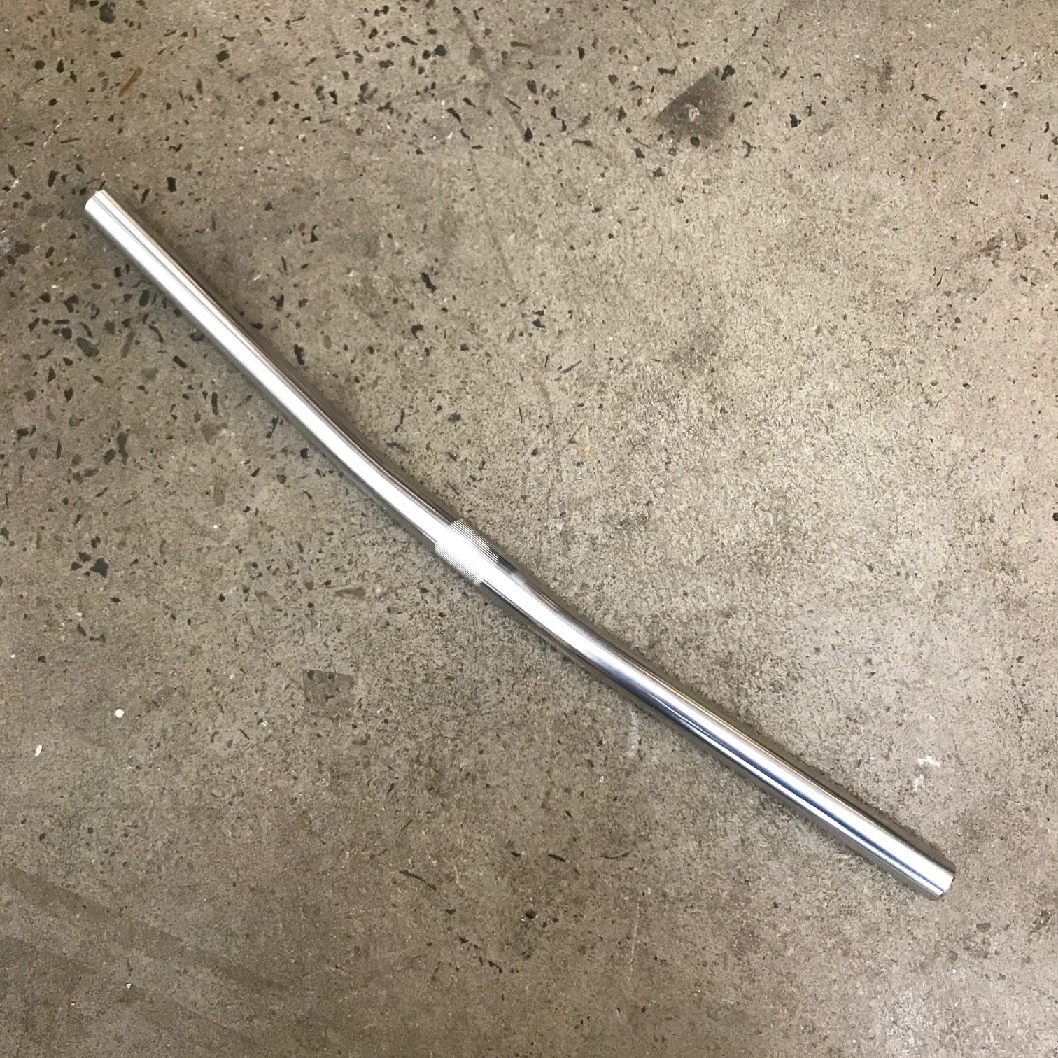 BROWN JERSEY - Straight Handlebar 580mm - Silver