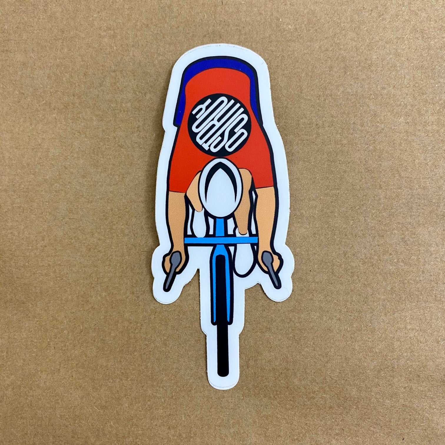 OSTROY Cyclist Sticker
