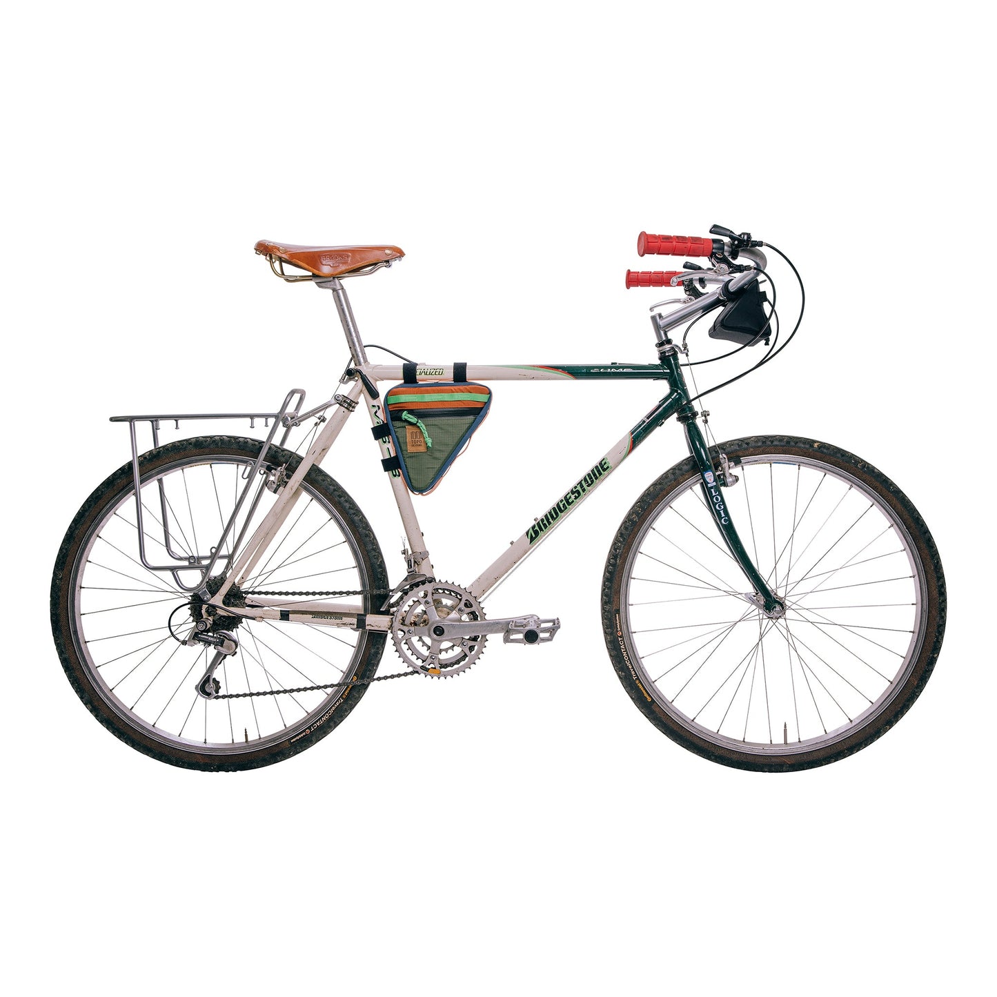 TOPO DESIGNS Frame Bike Bag - Olive/Clay