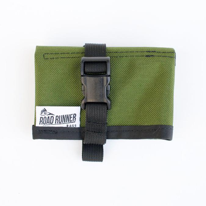Road Runner Tool Roll Bicycle Saddle Bag Olive Cordura I Like