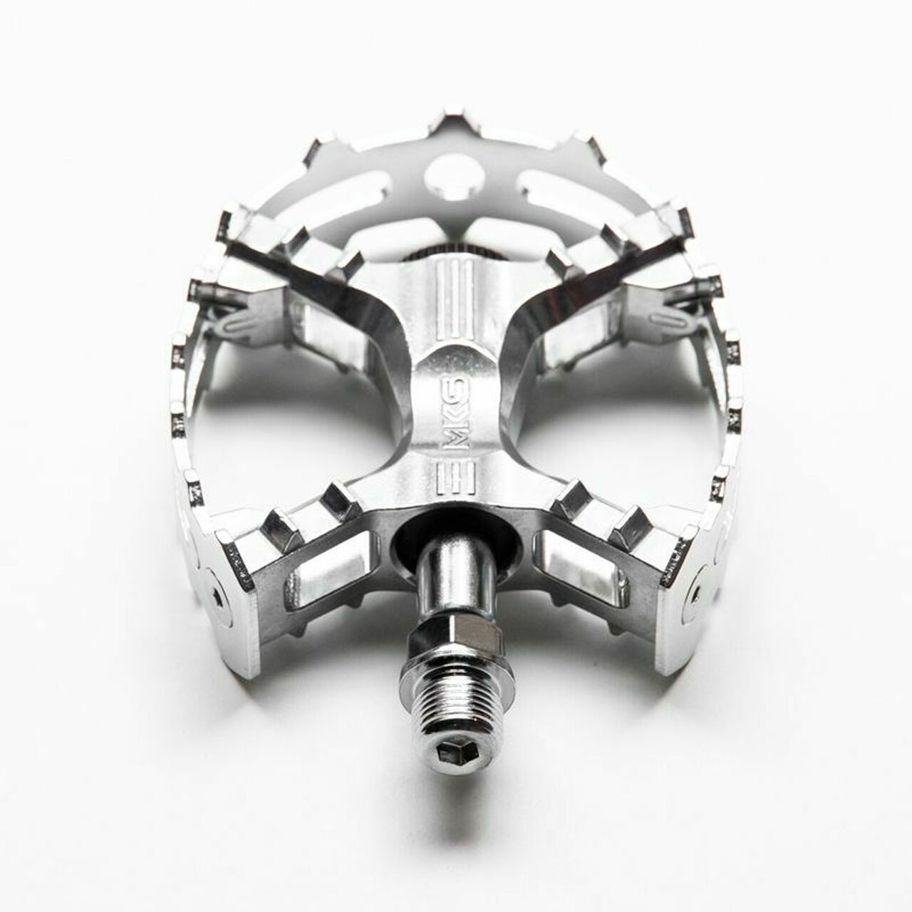 bear trap bike pedals MKS Bear Trap XC-III Silver Pedals