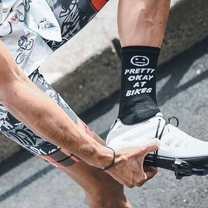 Ostroy Pretty Okay at Bikes Cycling Socks