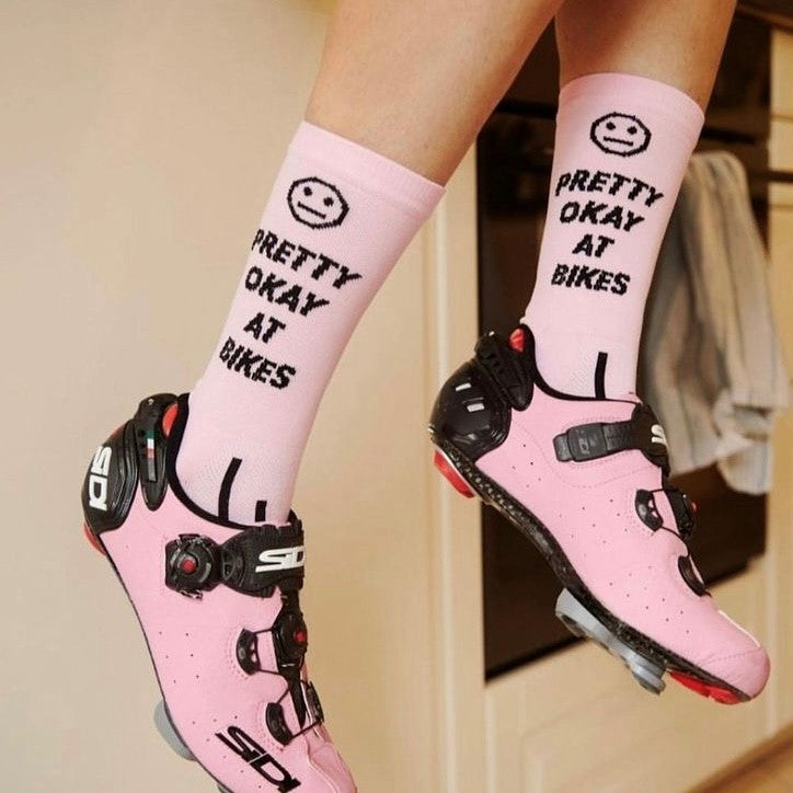 Ostroy Pretty Okay at Bikes Cycling Socks