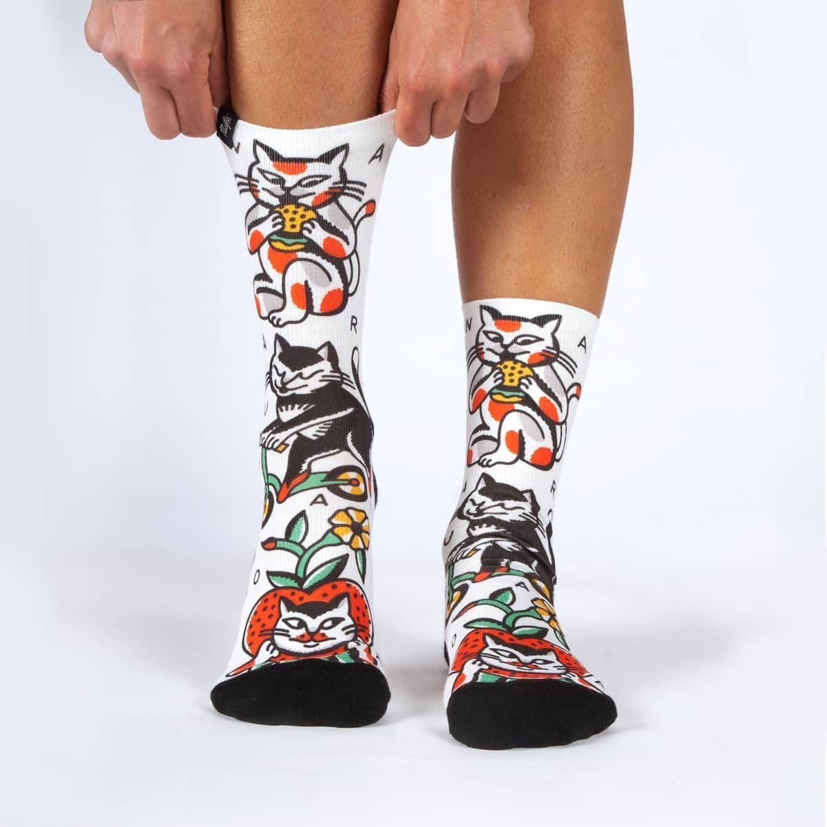 Pacific and Co Cycling Socks Bacoa Cats