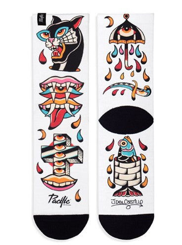 PACIFIC AND CO Cycling Socks - Flashy