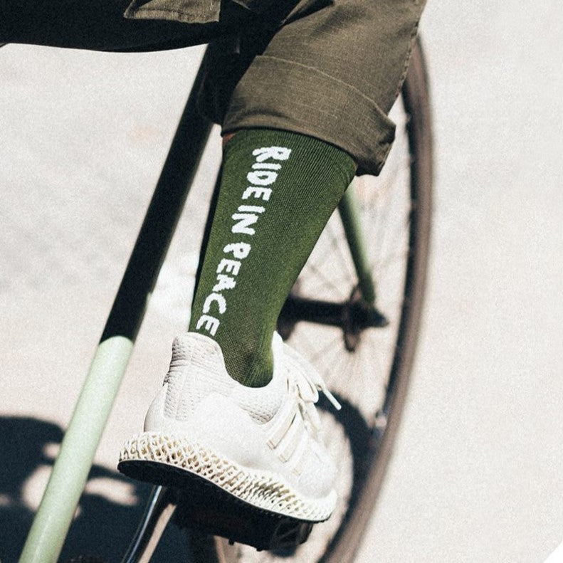 PACIFIC AND CO  Performance Cycling Socks - Ride In Peace