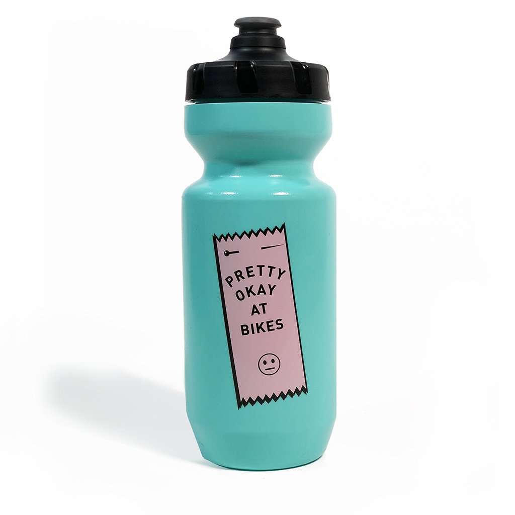 Ostroy Pretty Okay At Bikes Water Bottle