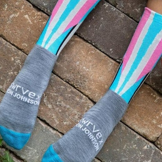 Swrve Dion Johnson merino cycling socks