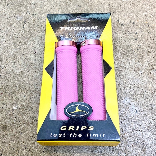 Trigram pink handlebar grips 